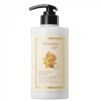 JMsolution Маска для волос с имбирным деревом (аромат инжира) Life Ginger Wood Treatment, 500 мл - фото и картинки