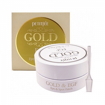 PETITFEE Гидрогелевые патчи для глаз Premium Gold & EGF Eye Patch - фото и картинки