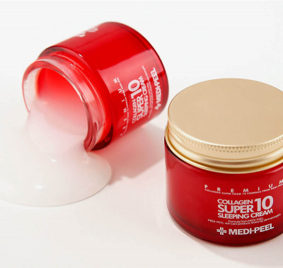 MEDI-PEEL Ночной крем для лица с коллагеном Collagen Super10 Sleeping Cream, 70 мл