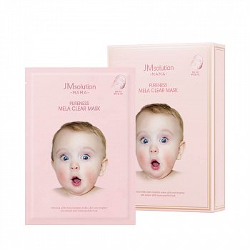 JMsolution Тканевая маска для ровного тона лица Mama Pureness Mela Clear Mask - фото и картинки