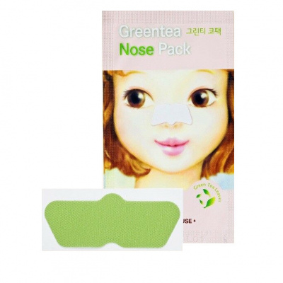 ETUDE HOUSE Очищающие полоски для носа Green Tea Nose Patch