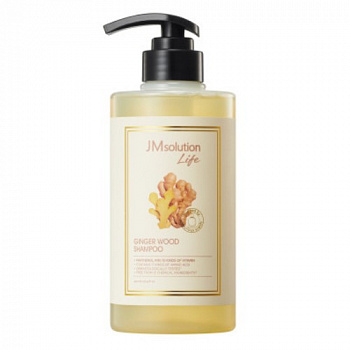 JMsolution Шампунь для волос с имбирным деревом (аромат инжира) Life Ginger Wood Shampoo, 500 мл - фото и картинки