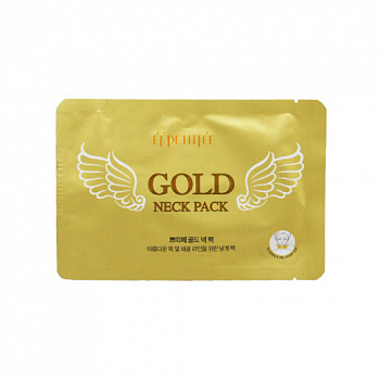 PETITFEE Gold Neck Pack Гидрогелевая маска для шеи с золотом Gold Neck Pack - фото и картинки