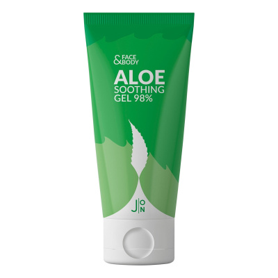 J:ON Гель универсальный АЛОЭ Face & Body Aloe Soothing Gel 98%, 200 мл
