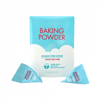 ETUDE HOUSE Скраб для лица Baking Powder Crunch Pore Scrub (пирамидка,7 гр) - фото и картинки