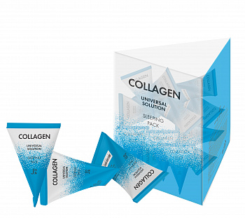 J:ON Ночная маска для лица с коллагеном Collagen Universal Solution Sleeping Pack, 5гр - фото и картинки