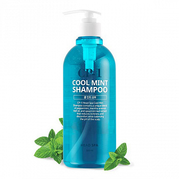 Esthetic House Охлаждающий шампунь для волос CP-1 Head Spa Cool Mint Shampoo, 500 мл - фото и картинки