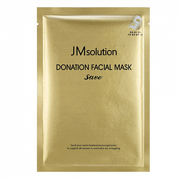 JMsolution Тканевая маска с пептидами Donation Facial Mask Save - фото и картинки