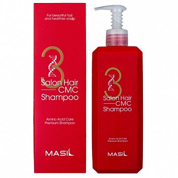 MASIL Восстанавливающий шампунь с аминокислотами 3 SALON HAIR CMC SHAMPOO, 500 мл - фото и картинки