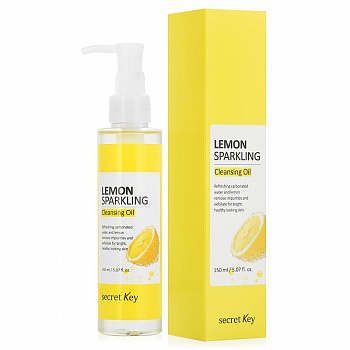 Secret Key Гидрофильное масло с экстрактом лимона Lemon Sparkling Cleansing Oil, 150мл - фото и картинки