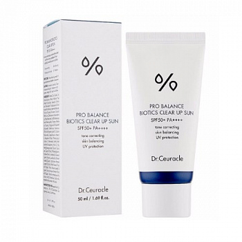 Dr.Ceuracle﻿ Солнцезащитный тонирующий крем с пробиотиками Pro Balance Toning Sun Cream SPF50+ PA++++, 50 мл - фото и картинки