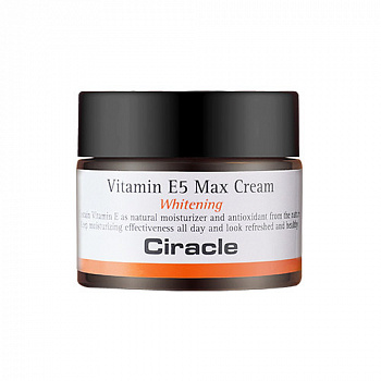 CIRACLE Крем Витамин Е5 для лица осветляющий Vitamin E5 Max Cream, 50мл - фото и картинки