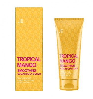 J:ON Скраб для тела МАНГО Tropical Mango Smoothing Sugar Body Scrub, 250 гр