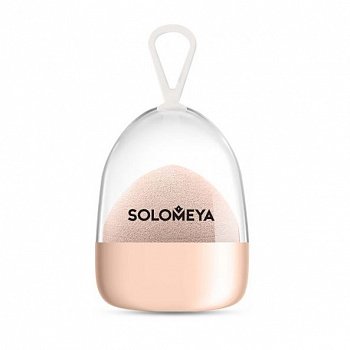 SOLOMEYA Супер мягкий косметический спонж для макияжа Персик/ Super soft blending sponge Peach - фото и картинки