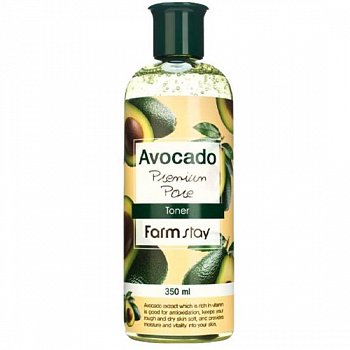 FarmStay Антивовозрастной тонер для лица с экстрактом авокадо Avocado Premium Pore Toner 350мл - фото и картинки
