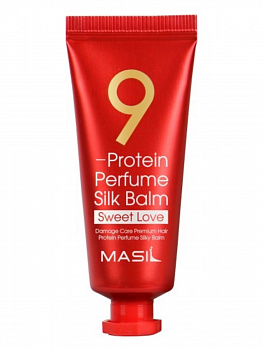 Masil Несмываемый бальзам протеиновый с эффектом термозащиты 9 Protein Perfume Silk Balm Sweet Love, 20 мл - фото и картинки