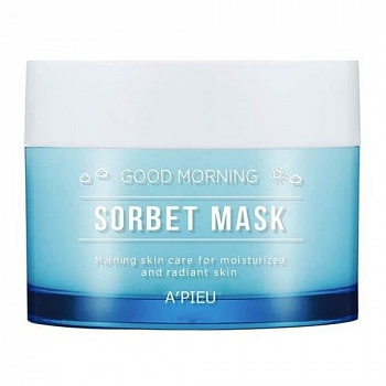 A'PIEU Утренняя увлажняющая маска-сорбет для лица Good Morning Sorbet Mask, 105мл - фото и картинки