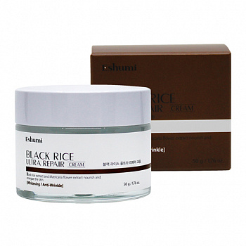 Eshumi Крем для лица с черным рисом Black Rice Ultra Repair Cream, 50 мл - фото и картинки