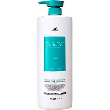 La'dor Бесщелочной шампунь с коллагеном и аргановым маслом Damage Protector Acid Shampoo, 1500мл - фото и картинки