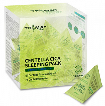TRIMAY Ночная маска для лица с центеллой  Centella Cica Sleeping Pack, 3гр - фото и картинки
