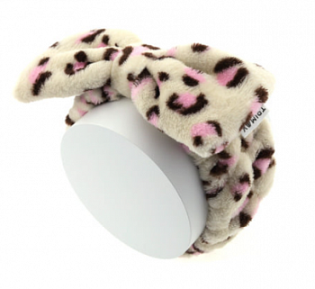 TRIMAY Повязка-бант для волос Leopard Pink Ribon Hair Band - фото и картинки