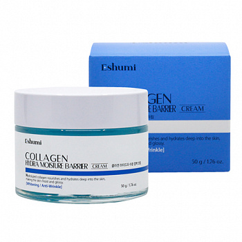 Eshumi Крем для лица с коллагеном Collagen Hydra Moisture Barrier Cream, 50 мл - фото и картинки