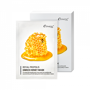 ESTHETIC HOUSE Питательная маска с маточным молочком, прополисом и медом Royal Propolis Enrich Honey Mask, 25 мл - фото и картинки