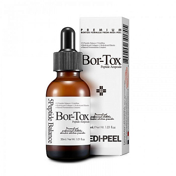 MEDI-PEEL Сыворотка с эффектом ботокса 5GF Bor-Tox Peptide Ampoule, 30 мл - фото и картинки