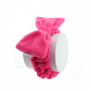 Повязка-бант для волос розовая TRIMAY HOT Pink Big Ribon Hair Band - фото и картинки