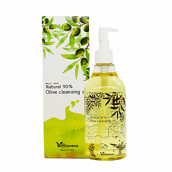 Elizavecca Гидрофильное масло с оливой 90% Milky-Wear Natural 90% Olive Cleansing Oil, 300мл - фото и картинки