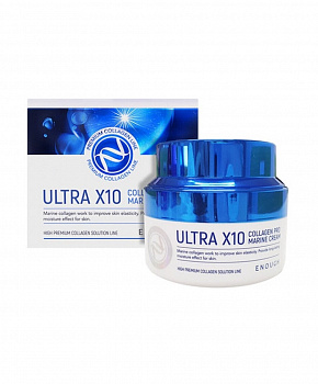 ENOUGH Крем для лица с коллагеном Ultra X10 Collagen Pro Marine Cream, 50 мл - фото и картинки