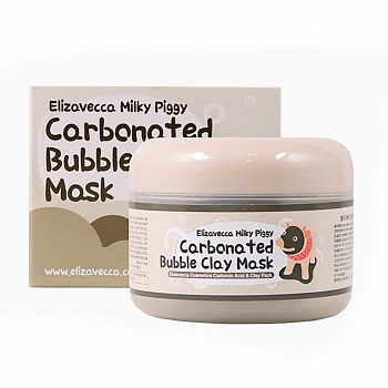 Elizavecca Пузырьковая глиняная маска Milky Piggy Carbonated Bubble Clay Mask, 100г - фото и картинки