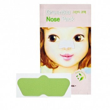 ETUDE HOUSE Очищающие полоски для носа Green Tea Nose Patch - фото и картинки