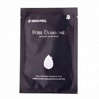 MEDI-PEEL Маска для сияния кожи с бриллиантовой крошкой Rose Diamond Mask, 25 мл - фото и картинки