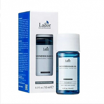 La'dor Увлажняющее масло для восстановления блеска волос Wonder Hair Oil, 10мл - фото и картинки