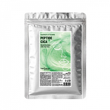 TRIMAY Альгинатная маска с пептидами, центеллой и частицами листьев чайного дерева Peptide & Cica Modeling Mask with Tea Tree (240 гр) - фото и картинки